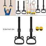 Maxbell Gymnastics Rings Exercise Rings Hanging Non Slip Rings Home Gym 0.5m - Aladdin Shoppers
