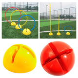 Maxbell Soccer Training Markers Drop Resistant Easy to Carry for Skating Football Yellow - Aladdin Shoppers