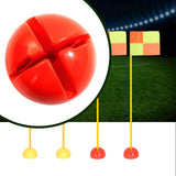 Maxbell Soccer Training Markers Drop Resistant Easy to Carry for Skating Football Red