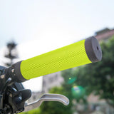 Maxbell Bicycle Handlebar Grips Shock Absorbing 22mm Bike Lockable Handle Grip Green - Aladdin Shoppers