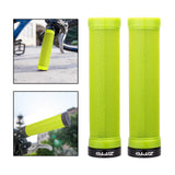 Maxbell Bicycle Handlebar Grips Shock Absorbing 22mm Bike Lockable Handle Grip Green - Aladdin Shoppers