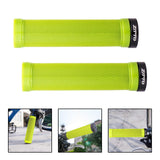 Maxbell Bicycle Handlebar Grips Shock Absorbing 22mm Bike Lockable Handle Grip Green - Aladdin Shoppers