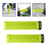 Maxbell Bicycle Handlebar Grips Shock Absorbing 22mm Bike Lockable Handle Grip Green - Aladdin Shoppers