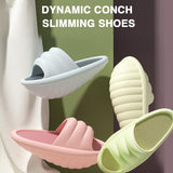 Maxbell Shaking Sandals EVA Slippers for Humpback Posture Correction Green - Aladdin Shoppers