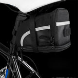 Maxbell Bicycle Seat Saddle Bag Under Seat Pouch for Mountain Road Bikes 0.4L Black Expandable Capacity - Aladdin Shoppers