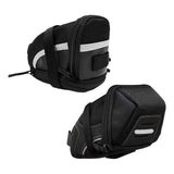 Maxbell Bicycle Seat Saddle Bag Under Seat Pouch for Mountain Road Bikes 0.4L Black Expandable Capacity - Aladdin Shoppers