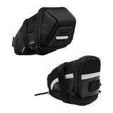 Maxbell Bicycle Seat Saddle Bag Under Seat Pouch for Mountain Road Bikes 0.4L Black Expandable Capacity - Aladdin Shoppers