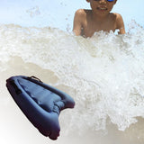 Maxbell Inflatable Surfing Body Board with Handle Floating Mat Lightweight Summer Navy - Aladdin Shoppers