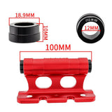 Maxbell 2xBike Fork Mount Car Rooftop Carrier Holder Bike Stand Aluminum Alloy Bracket Red