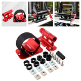 Maxbell 2xBike Fork Mount Car Rooftop Carrier Holder Bike Stand Aluminum Alloy Bracket Red