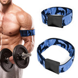 Maxbell Occlusion Bands Resistance Bands Straps Arm Bands Adjustable Gym Blue - Aladdin Shoppers