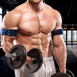 Maxbell Occlusion Bands Resistance Bands Straps Arm Bands Adjustable Gym Blue - Aladdin Shoppers
