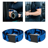 Maxbell Occlusion Bands Resistance Bands Straps Arm Bands Adjustable Gym Blue - Aladdin Shoppers