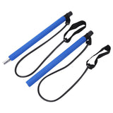 Maxbell Pilates Bar Resistance Band Muscle Training Bar for Home Squat Exercise - Aladdin Shoppers