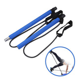 Maxbell Pilates Bar Resistance Band Muscle Training Bar for Home Squat Exercise - Aladdin Shoppers