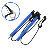Maxbell Pilates Bar Resistance Band Muscle Training Bar for Home Squat Exercise - Aladdin Shoppers