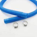 Maxbell Swimming Pool Hose with Hose Clamps Pool Hoses for Pool Filter Pump 50" Long - Aladdin Shoppers