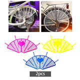 Maxbell 2Pcs Bike Rear Seat Protection Net High Performance Adult Children red - Aladdin Shoppers