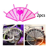 Maxbell 2Pcs Bike Rear Seat Protection Net High Performance Adult Children red - Aladdin Shoppers