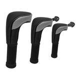 Maxbell 3Pcs Mesh Golf covers with Number Tag for Fairway Woods Driver Case Grey - Aladdin Shoppers