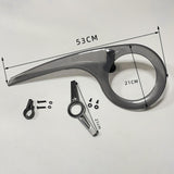 Maxbell Portable Bike Chain Guard Cover Crank Durable for Outdoor Riding Accessories Grey,Tail Fix - Aladdin Shoppers