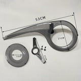 Maxbell Portable Bike Chain Guard Cover Crank Durable for Outdoor Riding Accessories Grey,Cover - Aladdin Shoppers