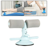 Maxbell Portable Sit up Bar with Suction Cup Gym Abdominal Exercise for Travel Home Light Blue - Aladdin Shoppers