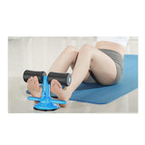 Maxbell Portable Sit up Bar with Suction Cup Gym Abdominal Exercise for Travel Home Light Blue - Aladdin Shoppers