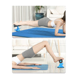 Maxbell Portable Sit up Bar with Suction Cup Gym Abdominal Exercise for Travel Home Light Blue - Aladdin Shoppers