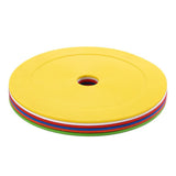 Maxbell 10Pcs Flat Cones Non Slip Training Spot Markers for Boxing Baseball Soccer Red - Aladdin Shoppers