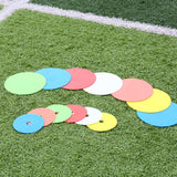 Maxbell 10Pcs Flat Cones Non Slip Training Spot Markers for Boxing Baseball Soccer Red - Aladdin Shoppers