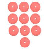 Maxbell 10Pcs Flat Cones Non Slip Training Spot Markers for Boxing Baseball Soccer Red - Aladdin Shoppers