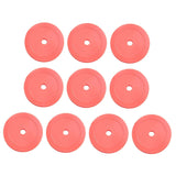Maxbell 10Pcs Flat Cones Non Slip Training Spot Markers for Boxing Baseball Soccer Red - Aladdin Shoppers