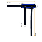 Maxbell Portable Ankle Straps Leg Glute Workouts for Weight Lifting Bodybuilding Gym Blue 1pcs - Aladdin Shoppers
