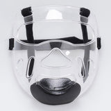 Maxbell 2 Piece Clear Taekwondo Mask Head Cover Detachable Face Shield Head Gear