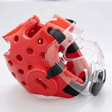 Maxbell 2 Piece Clear Taekwondo Mask Head Cover Detachable Face Shield Head Gear