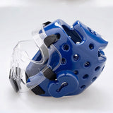 Maxbell 2x Clear Taekwondo Mask Head Cover Detachable Face Shield Head Gear