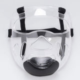 Maxbell 2x Clear Taekwondo Mask Head Cover Detachable Face Shield Head Gear