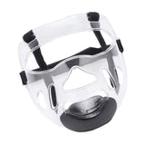 Maxbell 2x Clear Taekwondo Mask Head Cover Detachable Face Shield Head Gear