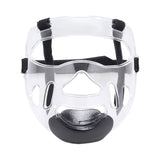 Maxbell 2x Clear Taekwondo Mask Head Cover Detachable Face Shield Head Gear