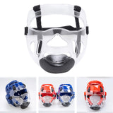 Maxbell 2x Clear Taekwondo Mask Head Cover Detachable Face Shield Head Gear