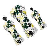 Maxbell Golf Club Head Cover Golf Wood Covers Club Protection PU Leather with Tags Set White - Aladdin Shoppers