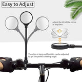 Maxbell Bicycle Mirror Convex Safety Mirror Handlebar Mount for Mountain Road Bike - Aladdin Shoppers