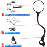 Maxbell Bicycle Mirror Convex Safety Mirror Handlebar Mount for Mountain Road Bike - Aladdin Shoppers