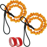 Maxbell Kayak Paddle Leash Safety Rod Leash with Adjustable Self Adhesive Sticker Black - Aladdin Shoppers