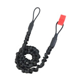 Maxbell Kayak Paddle Leash Safety Rod Leash with Adjustable Self Adhesive Sticker Black - Aladdin Shoppers