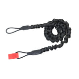 Maxbell Kayak Paddle Leash Safety Rod Leash with Adjustable Self Adhesive Sticker Black - Aladdin Shoppers