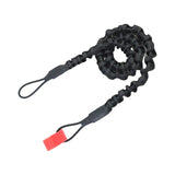 Maxbell Kayak Paddle Leash Safety Rod Leash with Adjustable Self Adhesive Sticker Black - Aladdin Shoppers