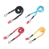 Maxbell Kayak Paddle Leash Safety Rod Leash with Adjustable Self Adhesive Sticker Black - Aladdin Shoppers