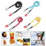 Maxbell Kayak Paddle Leash Safety Rod Leash with Adjustable Self Adhesive Sticker Black - Aladdin Shoppers